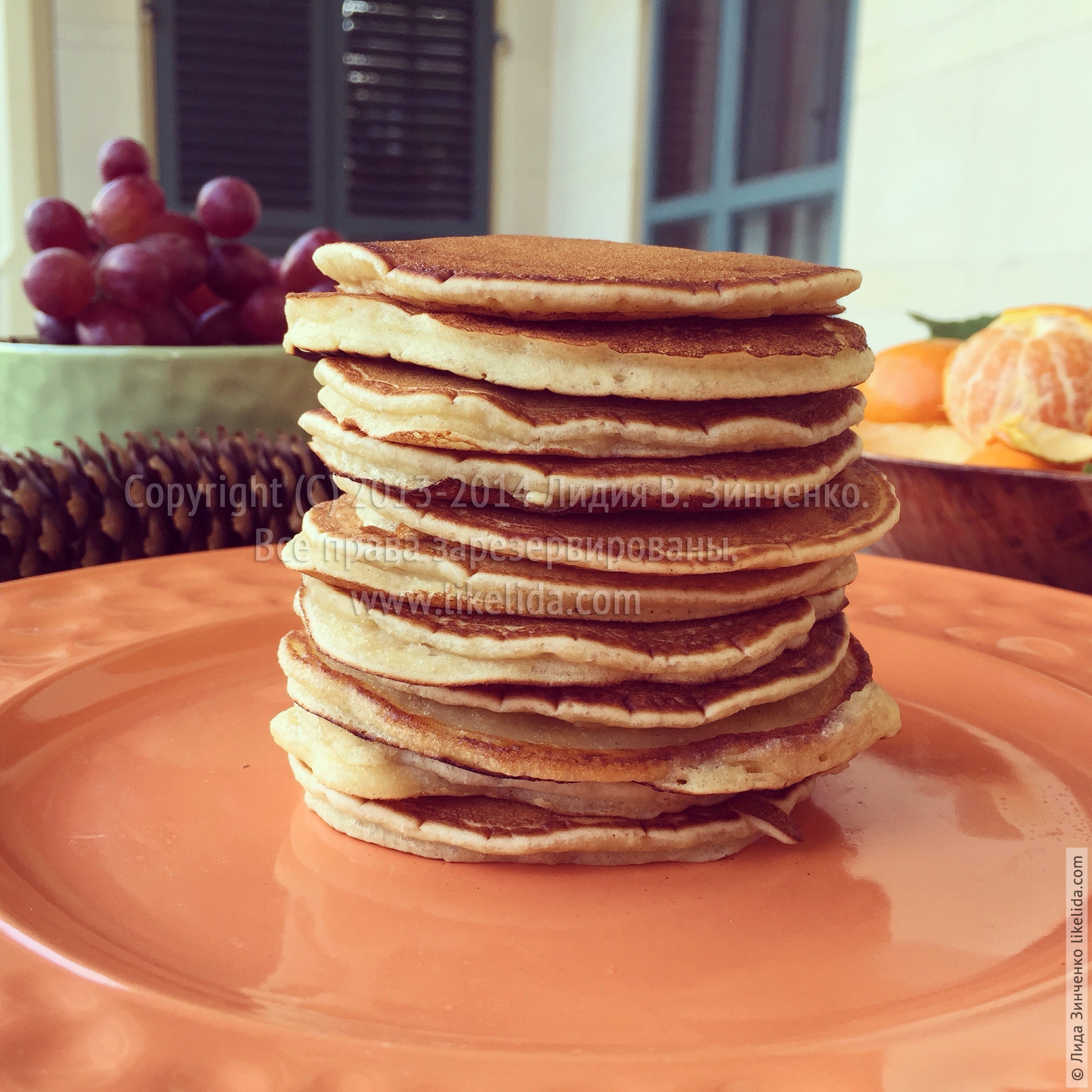 LikeLida | Апельсиновые блинчики / pancakes (веганские)