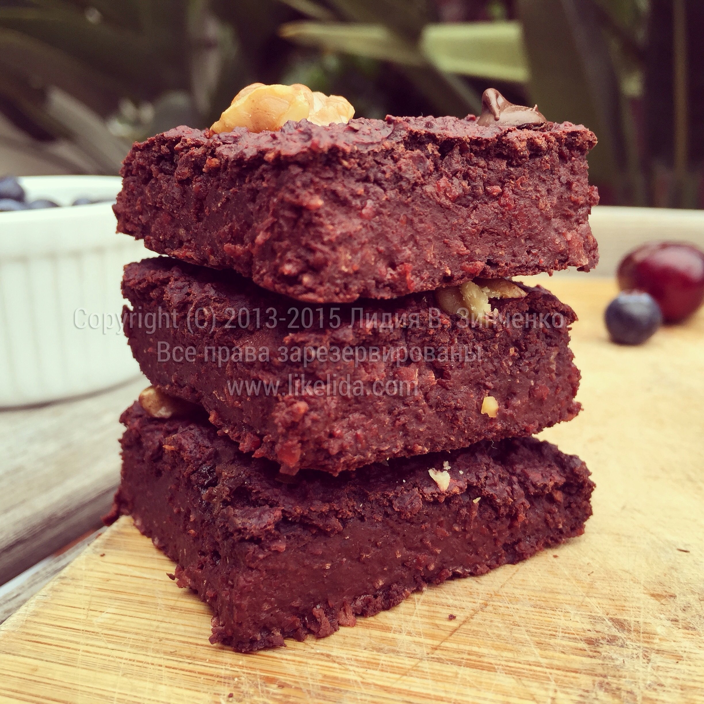 Beetroot And Chocolate Brownies (flour & Oil Free, Vegan)