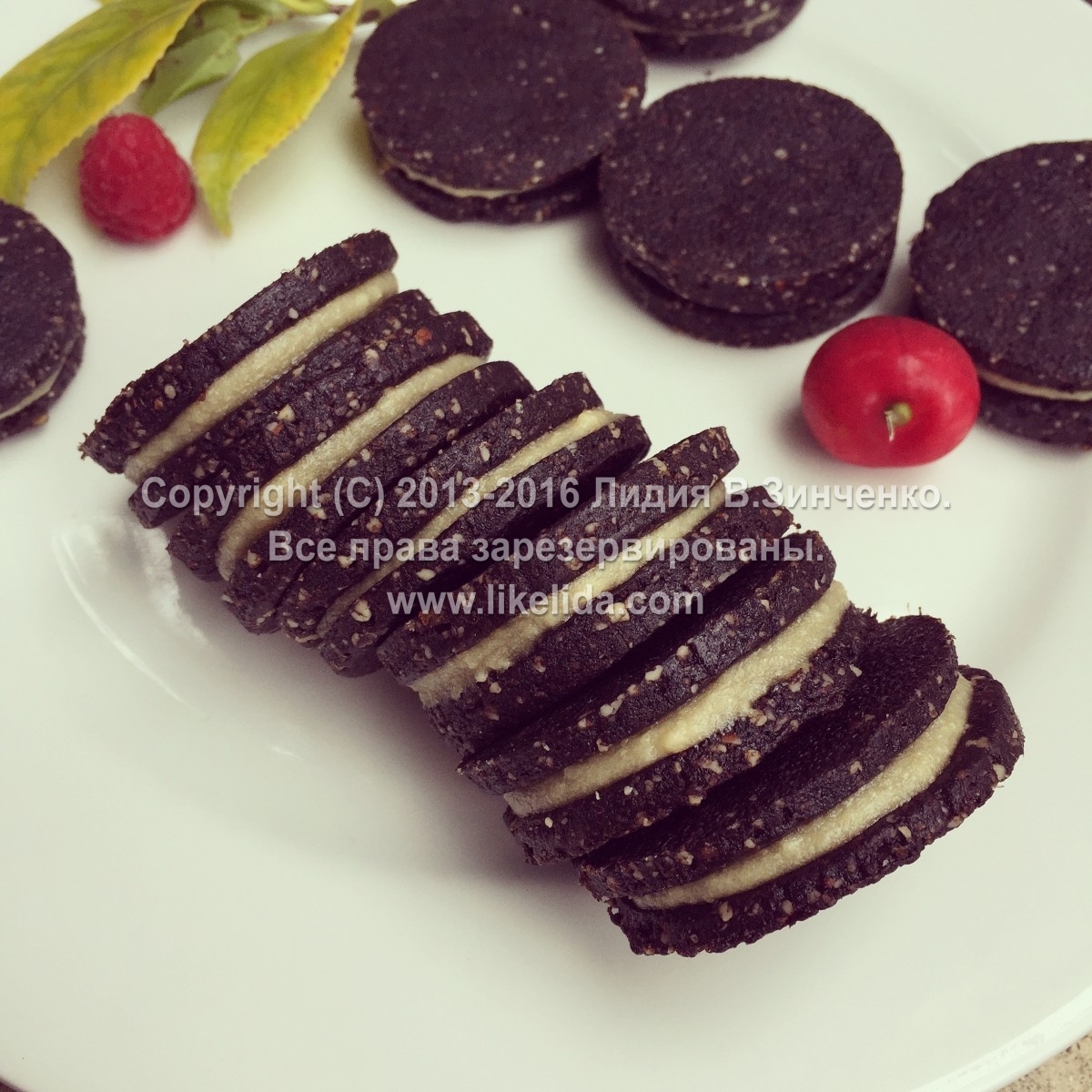 Vegan “Oreo” (Oil-free, Gluten-free, Raw)