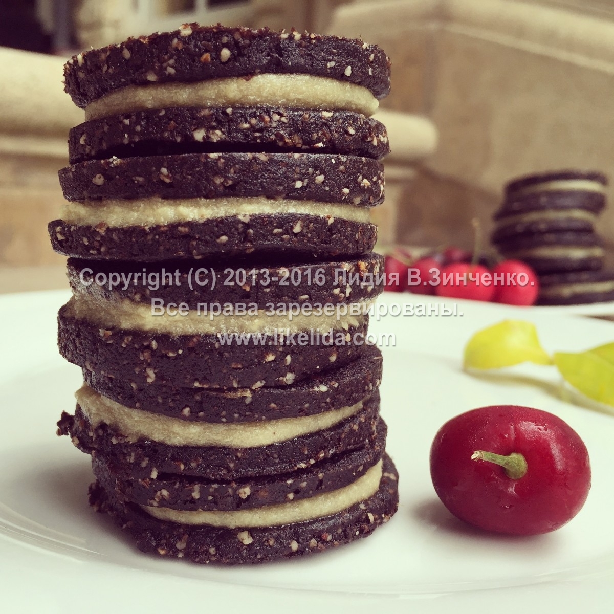 Vegan “Oreo” (Oil-free, Gluten-free, Raw)