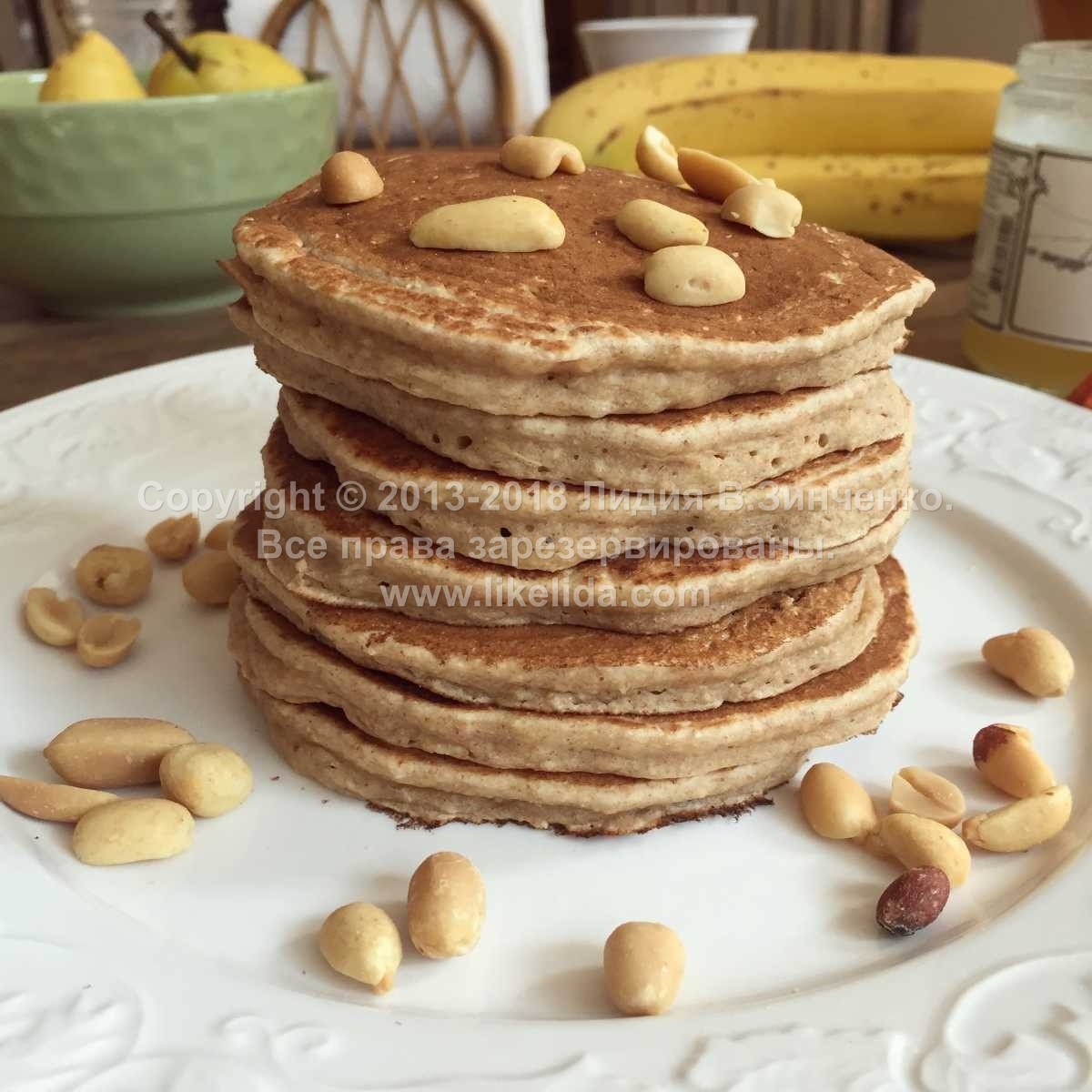 Vegan Peanut Pancakes